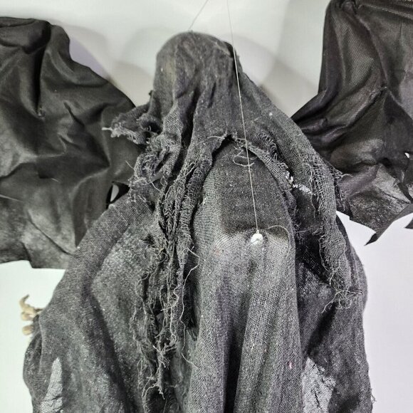 Halloween Animated Reaper Moving Wings Flashing Eyes Spooky Decoration Large - Picture 15 of 16